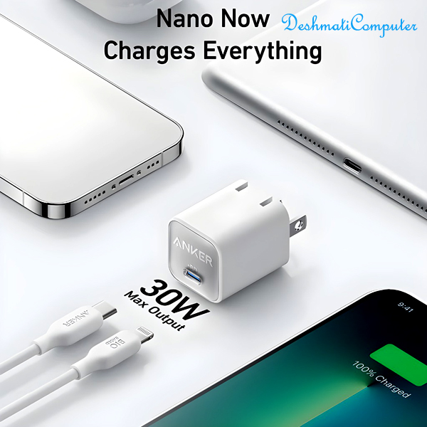 Anker 313 GaN 30W Foldable Charger PIQ 3.0