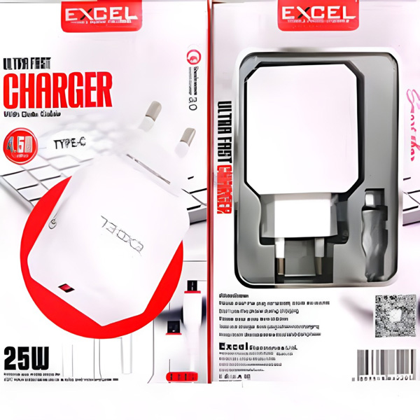 Excel B-24 Type C 25W Fast Charger. No Ratings